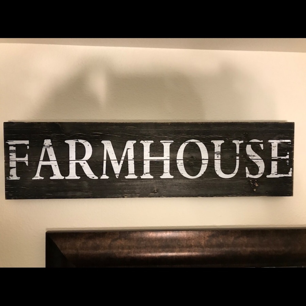 FARMHOUSE Home Decor Sign